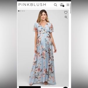 Pink Blush Maternity dress worn once